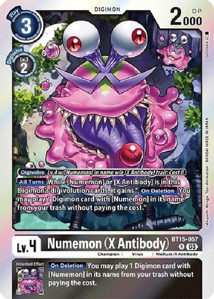 Numemon (X Antibody) (BT15-057) - Exceed Apocalypse Foil