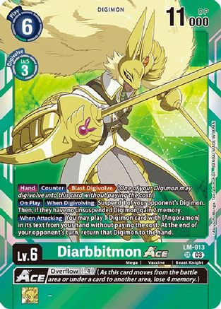 Diarbbitmon ACE (English Exclusive) (LM-013) - Exceed Apocalypse Foil