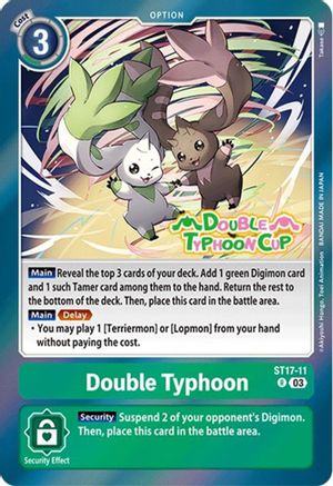 Double Typhoon (ST17-11) - Starter Deck 17: Double Typhoon Advanced Deck Set Pre-Release Cards Foil