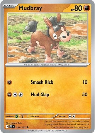 Mudbray 091 - Reverse Holofoil SV05 Temporal Forces - Common