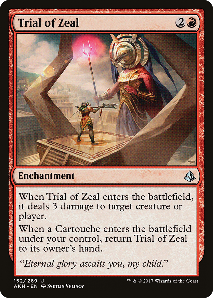 Trial of Zeal (AKH-152) - Amonkhet Foil