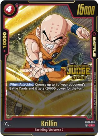 Krillin - FB01-008 (Judge Pack (Store Judge) 01) (FB01-008) - Tournament and Championship Promos Holofoil