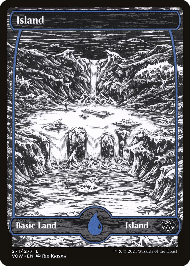 Island (271) (VOW-271) - Innistrad: Crimson Vow: (Showcase) Foil