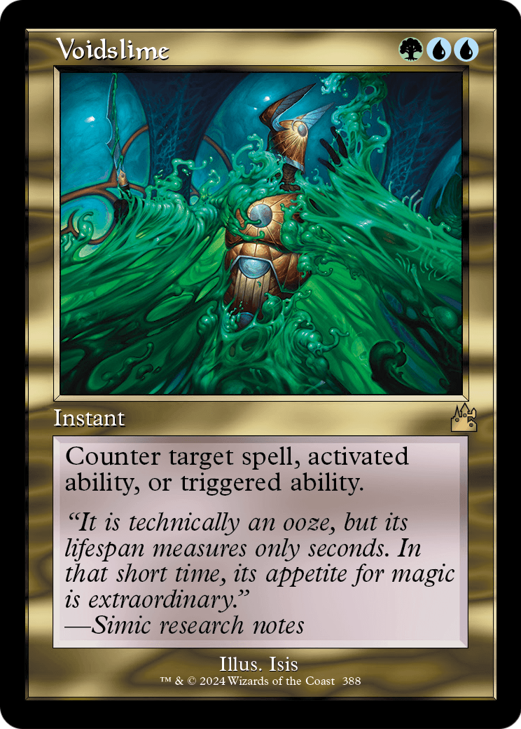 Voidslime (Retro Frame) (RVR-388) - Ravnica Remastered Foil