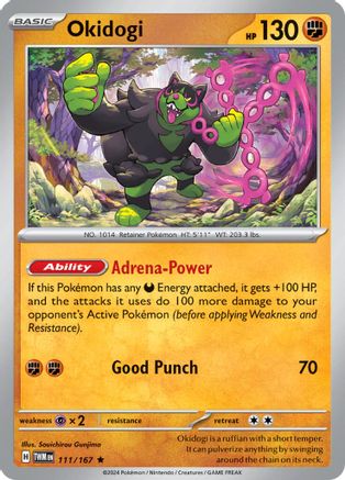 Okidogi 111 - Holofoil SV06 Twilight Masquerade - Rare