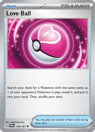 Love Ball 156 - Reverse Holofoil SV06 Twilight Masquerade - Uncommon