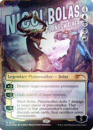 Nicol Bolas, Planeswalker (Rainbow Foil) (SLD-1622) - Secret Lair Drop Series Foil