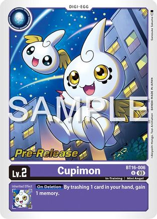 Cupimon (BT16-006) - Beginning Observer Pre-Release Cards Foil