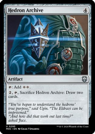 Hedron Archive (Ripple Foil) (M3C-295) - Modern Horizons 3 Commander Foil