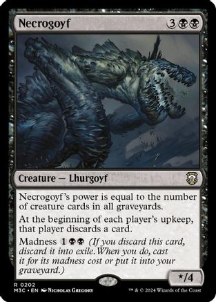 Necrogoyf (Ripple Foil) (M3C-202) - Modern Horizons 3 Commander Foil