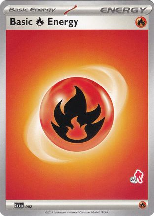 Basic Fire Energy - Armarouge 26 Battle Academy 2024 - Unconfirmed