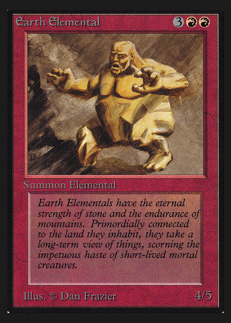 Earth Elemental (IE) (IED-) - Intl. Collectors' Edition