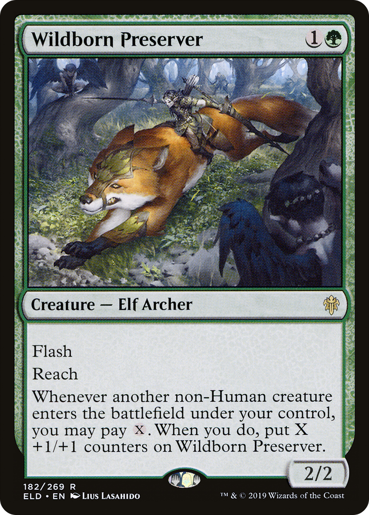 Wildborn Preserver (ELD-182) - Throne of Eldraine Foil