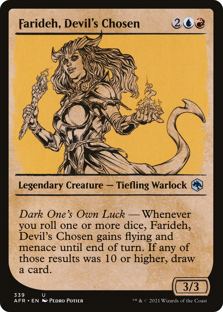 Farideh, Devil's Chosen (Showcase) (AFR-339) - Adventures in the Forgotten Realms: (Showcase) Foil