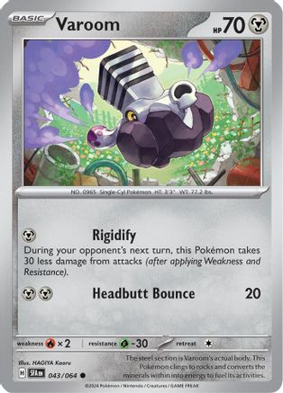 Varoom 043 - Reverse Holofoil SV Shrouded Fable - Common