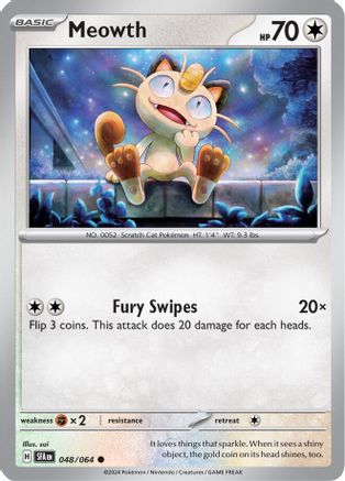 Meowth 048 SV Shrouded Fable - Common