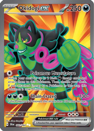 Okidogi ex 082/064 - Holofoil SV Shrouded Fable - Ultra Rare