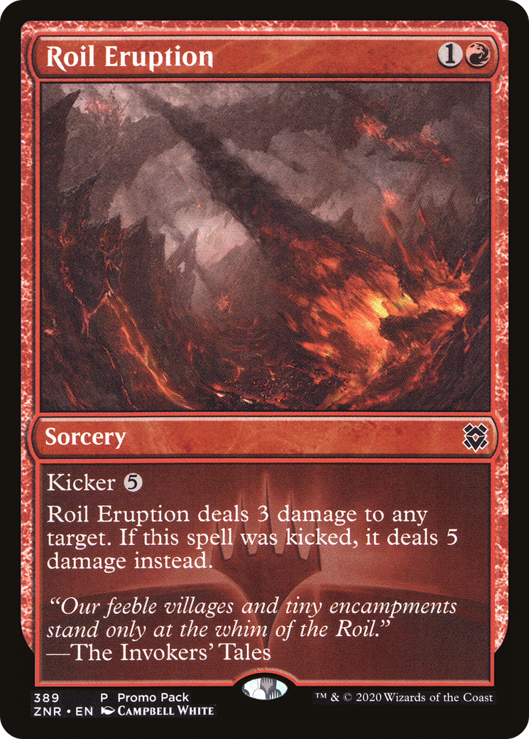 Roil Eruption (PPZNR-389) - Zendikar Rising Foil