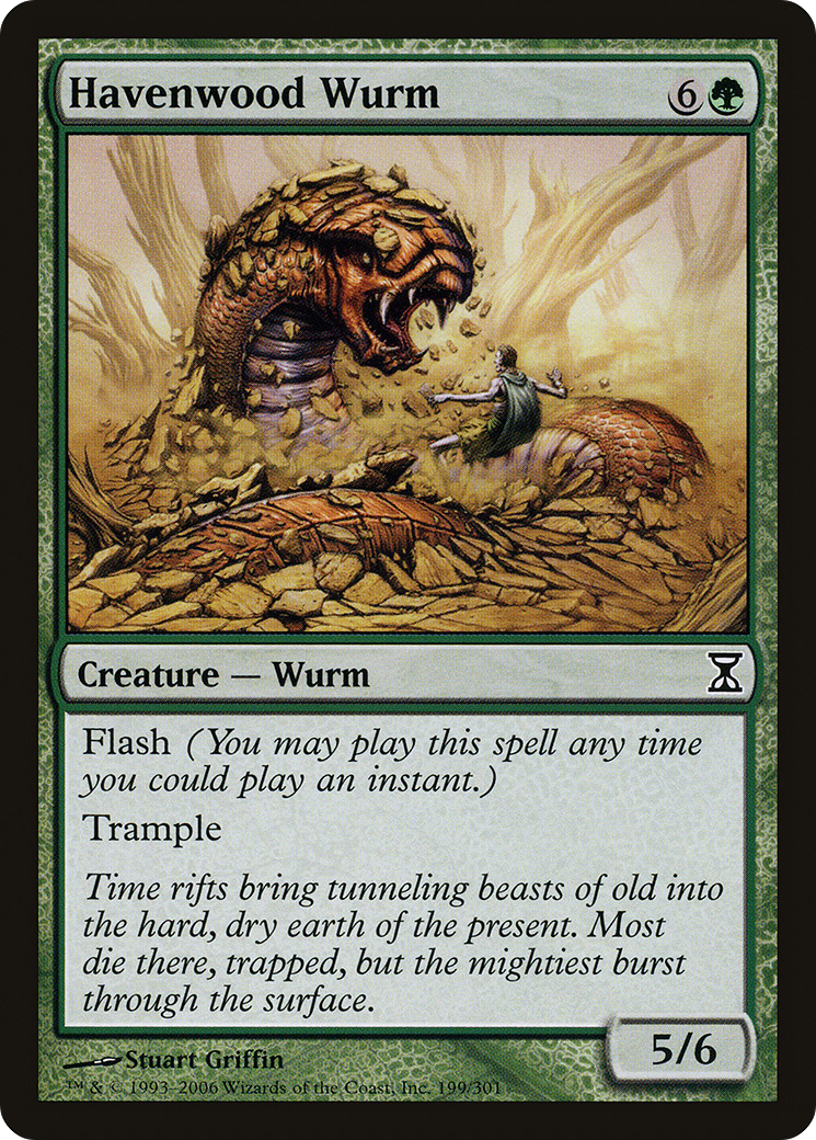 Havenwood Wurm (TSP-199) - Time Spiral