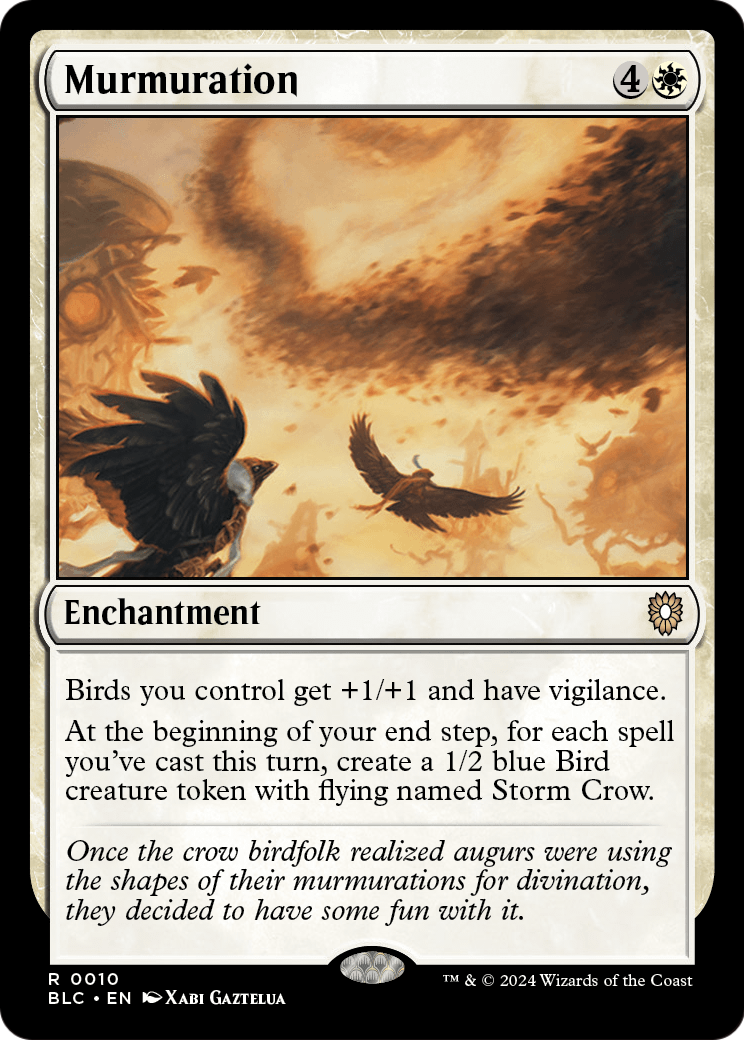 Murmuration (BLC-010) - Bloomburrow Commander