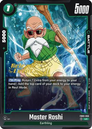 Master Roshi (FB03-056) - Raging Roar Release Event Cards