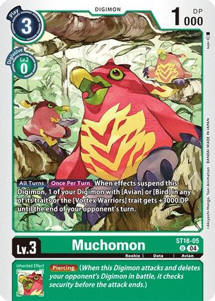 Muchomon (ST18-05) - Starter Deck 18: Guardian Vortex
