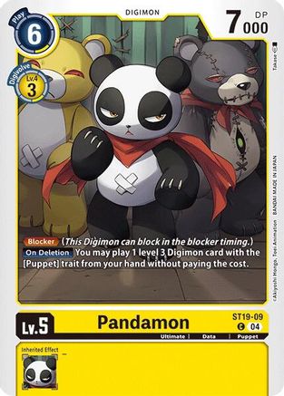 Pandamon (ST19-09) - Starter Deck 19: Fable Waltz