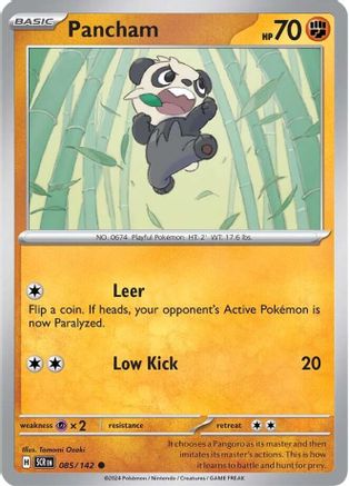 Pancham 085 - Reverse Holofoil SV07 Stellar Crown - Common