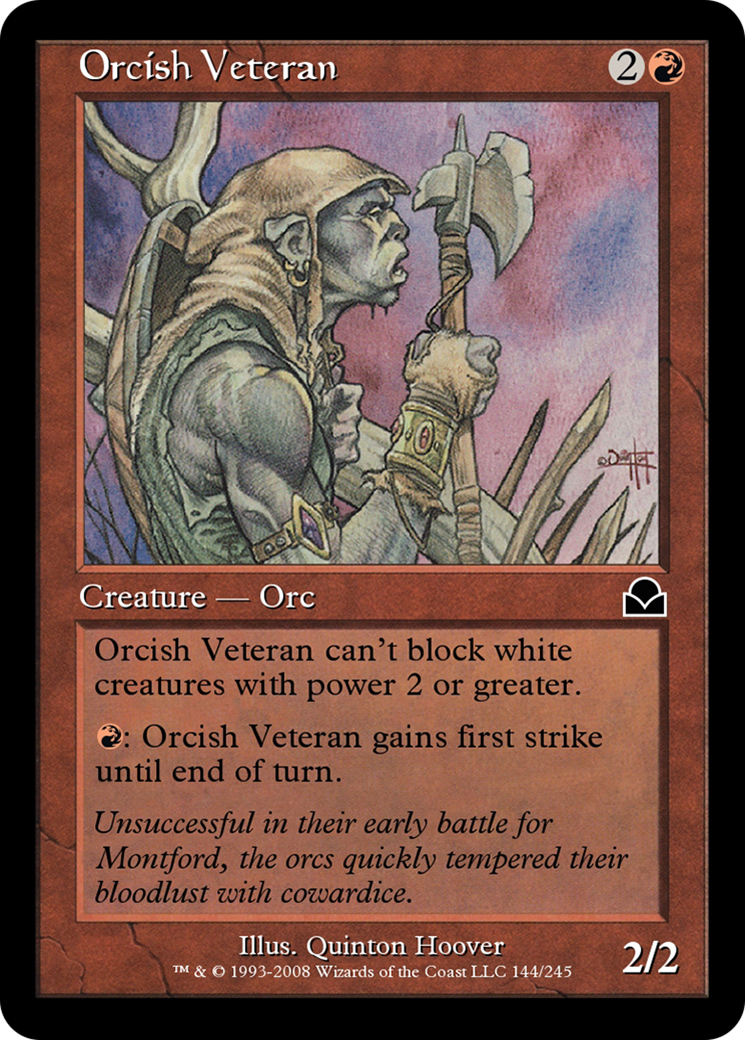 Orcish Veteran (ME2-144) - Masters Edition II Foil