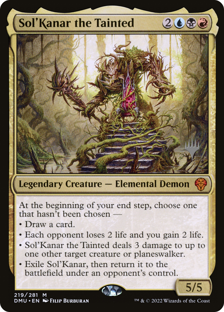 Sol'Kanar the Tainted (PPDMU-219) - Dominaria United Promos Foil