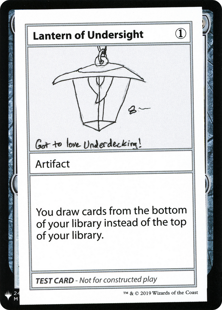 Lantern of Undersight (CMB1-) - Mystery Booster Playtest Cards 2019