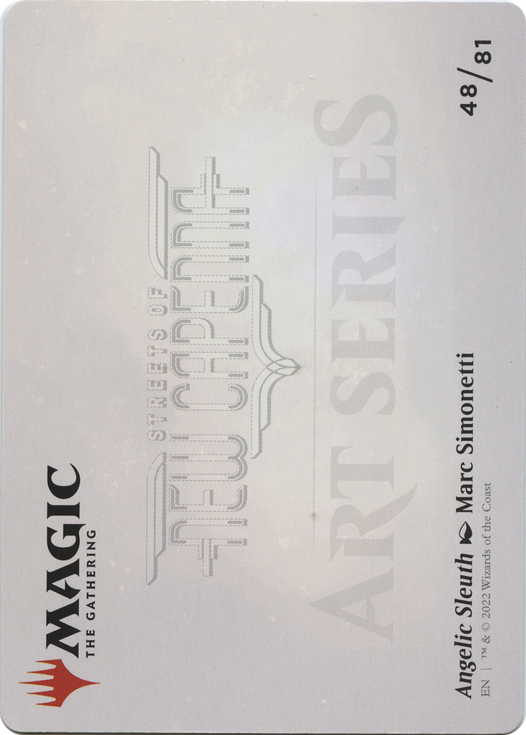 Angelic Sleuth // Angelic Sleuth (ASNC-048) - New Capenna Art Series (Borderless)