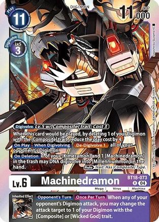 Machinedramon - BT18-073 (BT18-073) - Release Special Booster 2.0 Foil