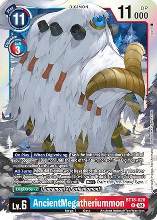 AncientMegatheriummon (BT18-028) - Release Special Booster 2.0 Foil