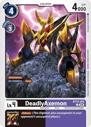 DeadlyAxemon (BT19-059) - Release Special Booster 2.0