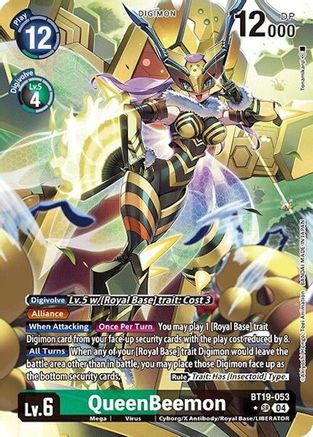 QueenBeemon (Alternate Art) (BT19-053) - Release Special Booster 2.0 Foil