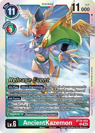 AncientKazemon (BT18-054) - Release Special Booster 2.0 Celebration Event Cards Foil
