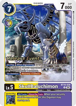 SkullBaluchimon (BT19-039) - Release Special Booster 2.0 Celebration Event Cards Foil