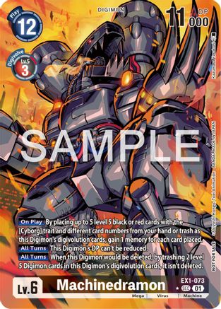 Machinedramon (Release Special Booster Ver.2.0 Celebration Event Winner) (EX1-073) - Release Special Booster 2.0 Celebration Event Cards Foil