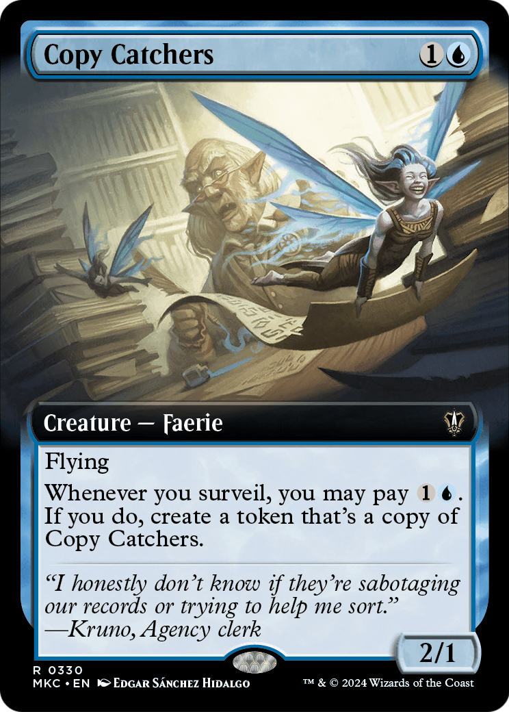 Copy Catchers (Extended Art) (MKC-330) - Murders at Karlov Manor Commander: (Extended Art)