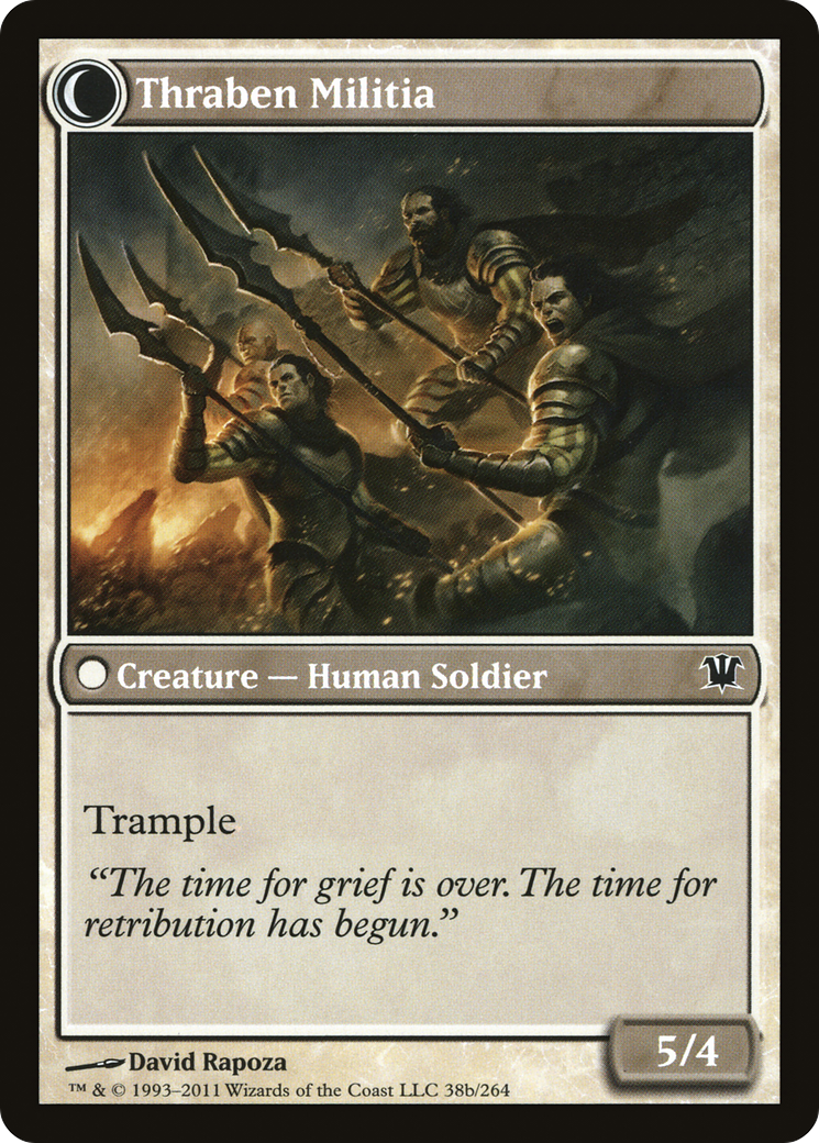 Thraben Sentry (ISD-038) - Innistrad: (Double Faced Transform)