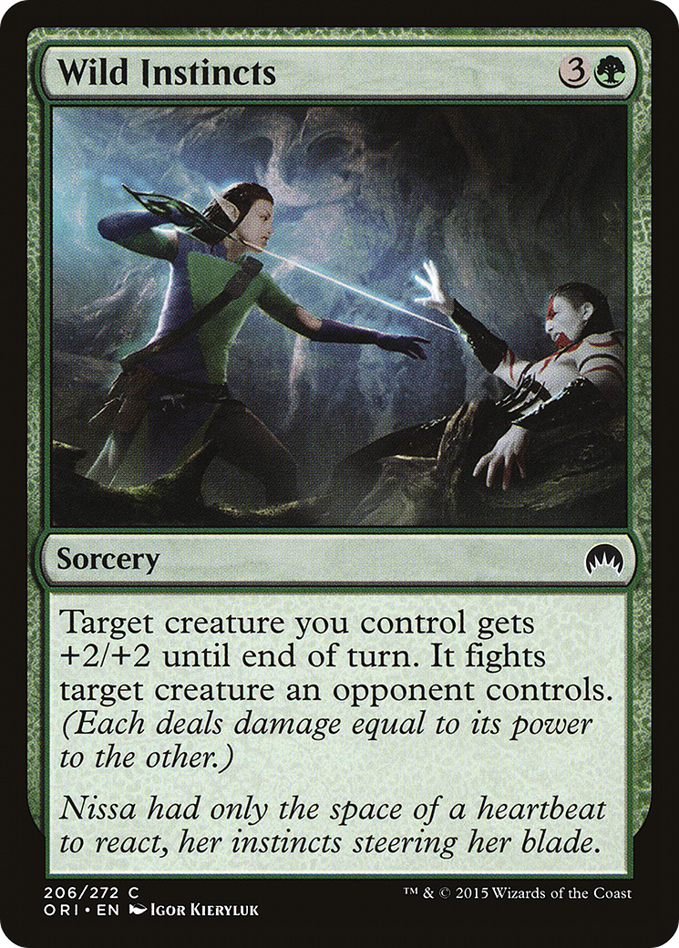 Wild Instincts (ORI-206) - Magic Origins Foil