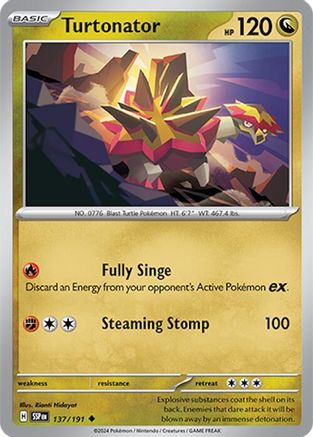 Turtonator 137 SV08 Surging Sparks - Uncommon