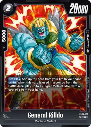 General Rilldo (FB04-125) - Ultra Limit Holofoil