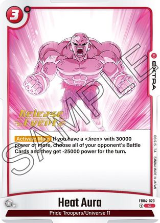 Heat Aura (FB04-023) - Ultra Limit Release Event Cards