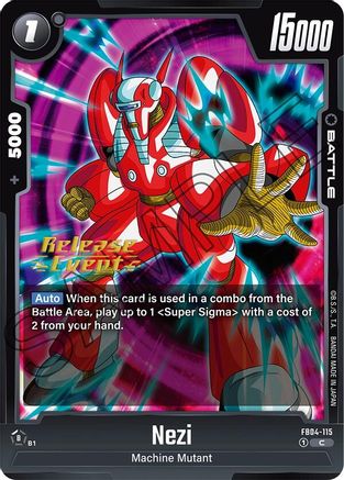 Nezi (FB04-115) - Ultra Limit Release Event Cards
