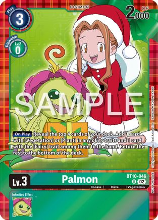 Palmon (Winter Holiday Event 2024) (BT10-046) - Xros Encounter Foil