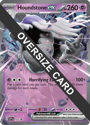 Houndstone ex 162 - Holofoil Jumbo Cards - Promo