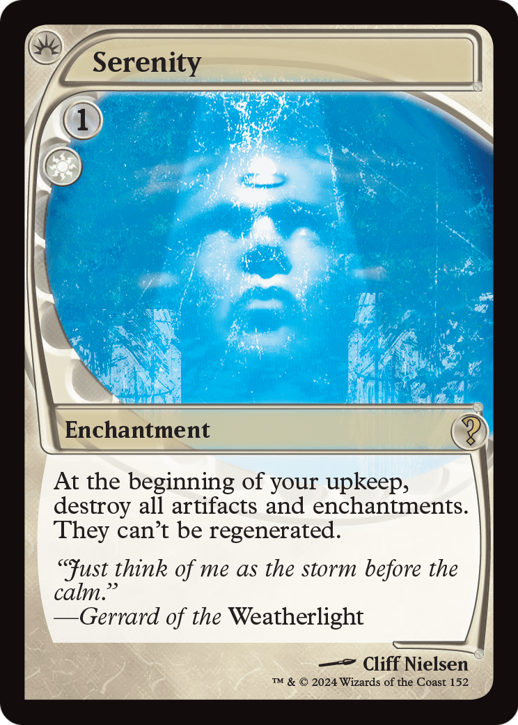 Serenity (Future Sight) (MB2-152) - Mystery Booster 2 Foil