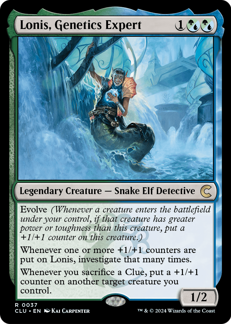 Lonis, Genetics Expert (CLU-037) - Ravnica: Clue Edition